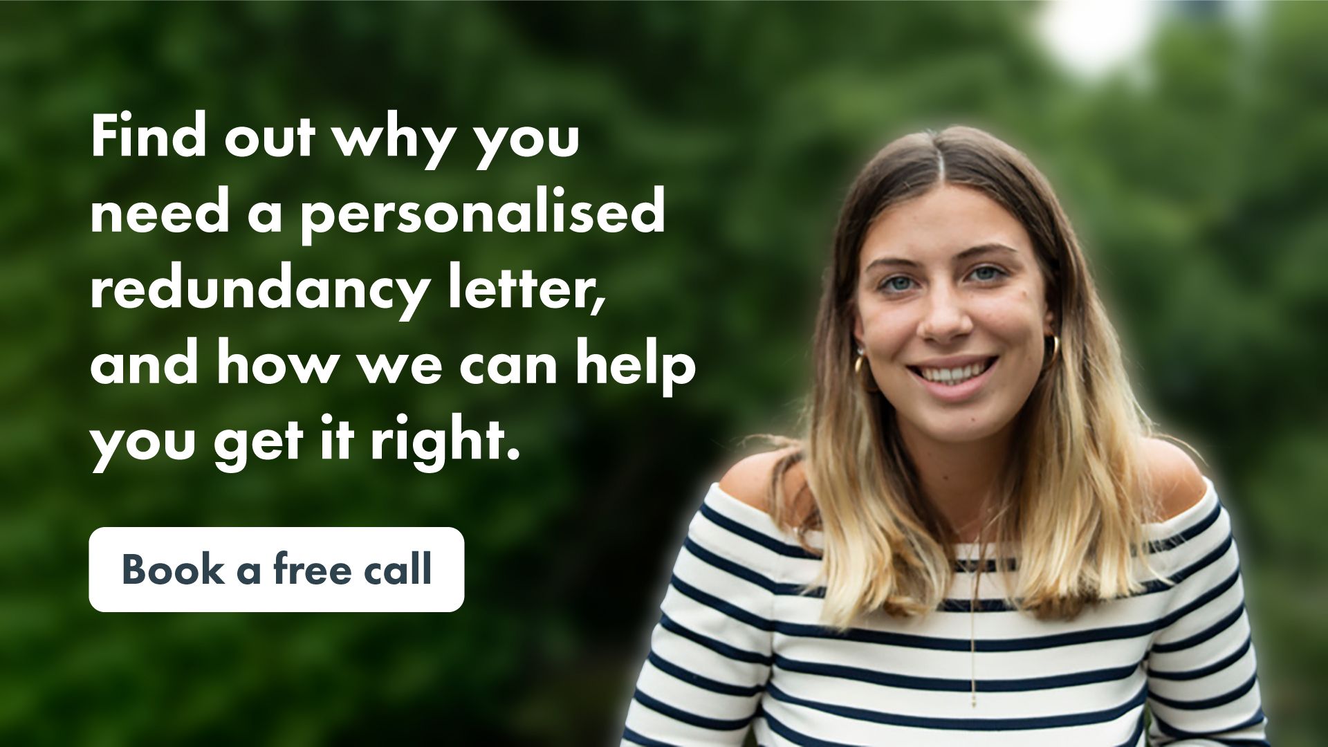 Click here to find out why you need a personalised redundancy letter 