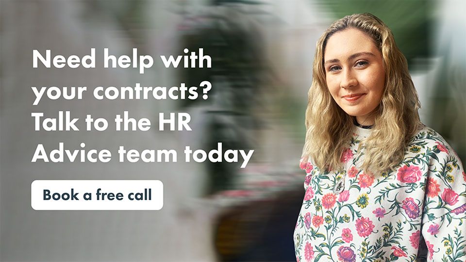 Click here if you need help with your HR contracts and want to speak to our HR team today