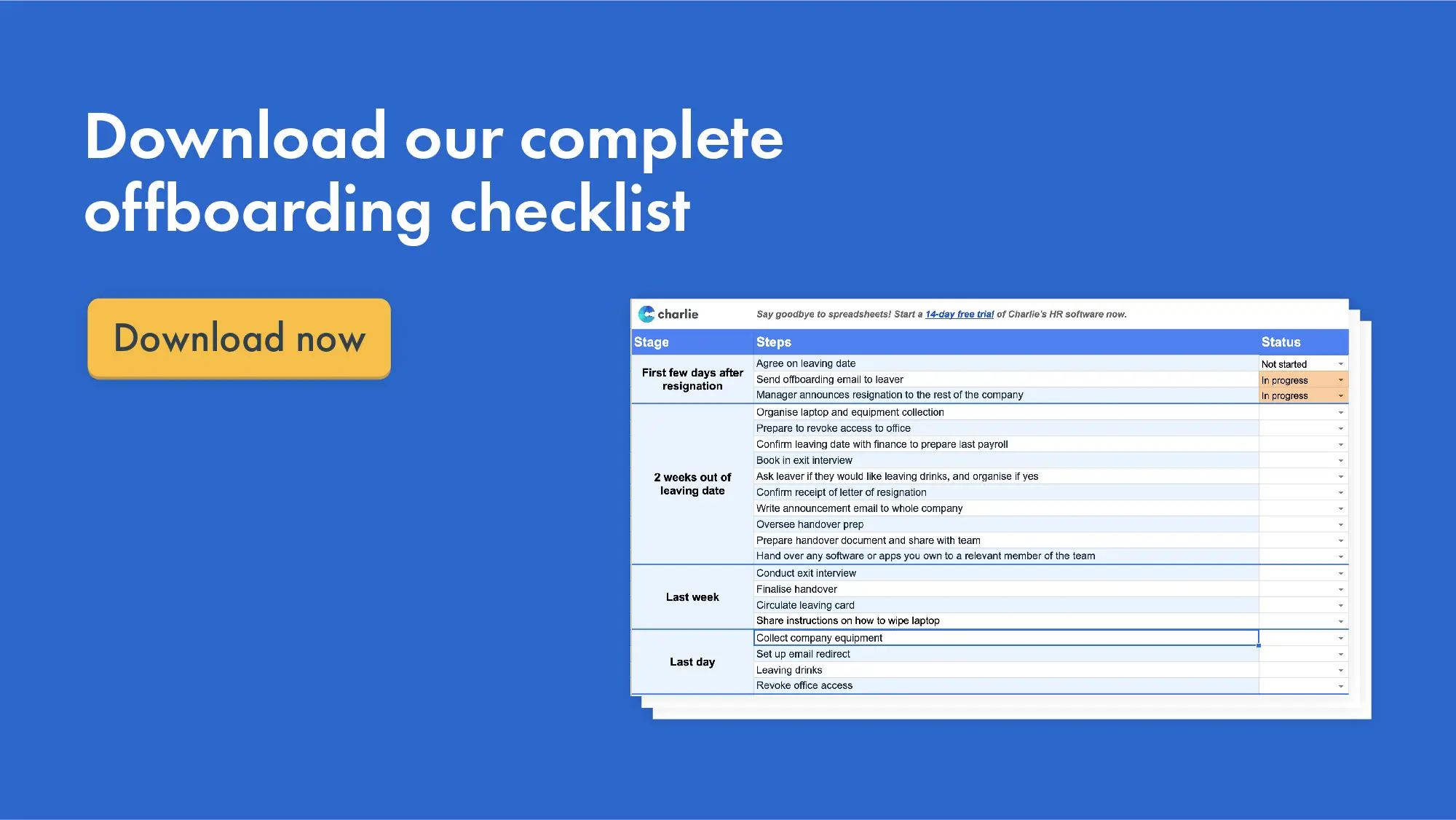 Click here to download our offbparding checklist