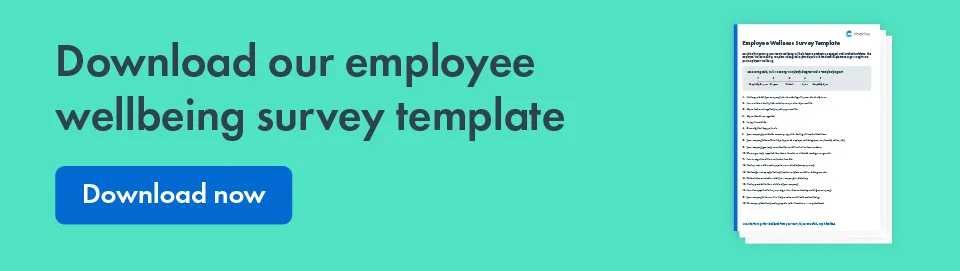 Download our employee wellbeing survey template