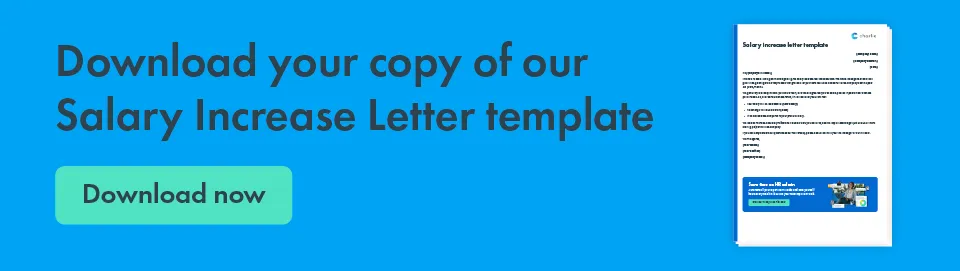 Download our salary increase letter template