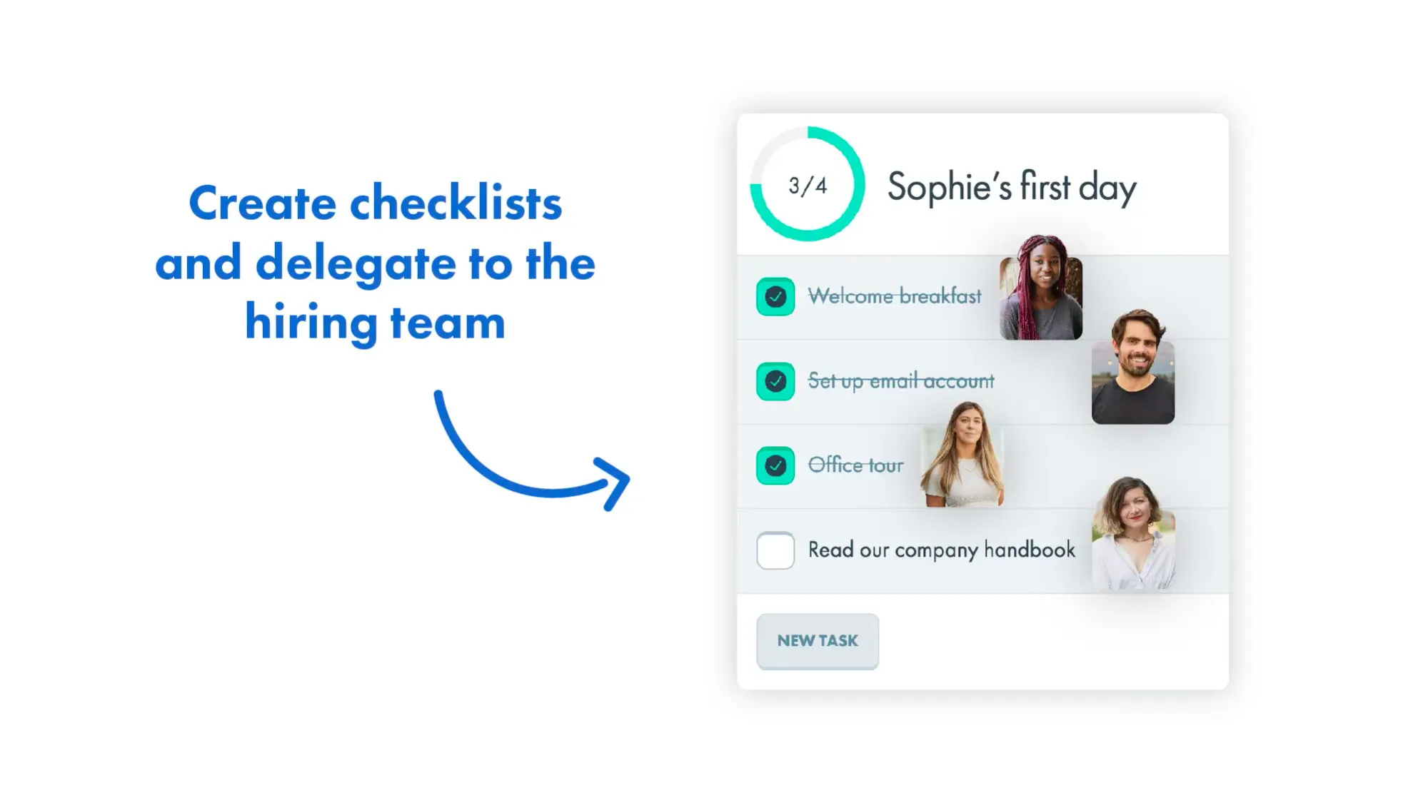 Create onboarding checklist to collect new starter details