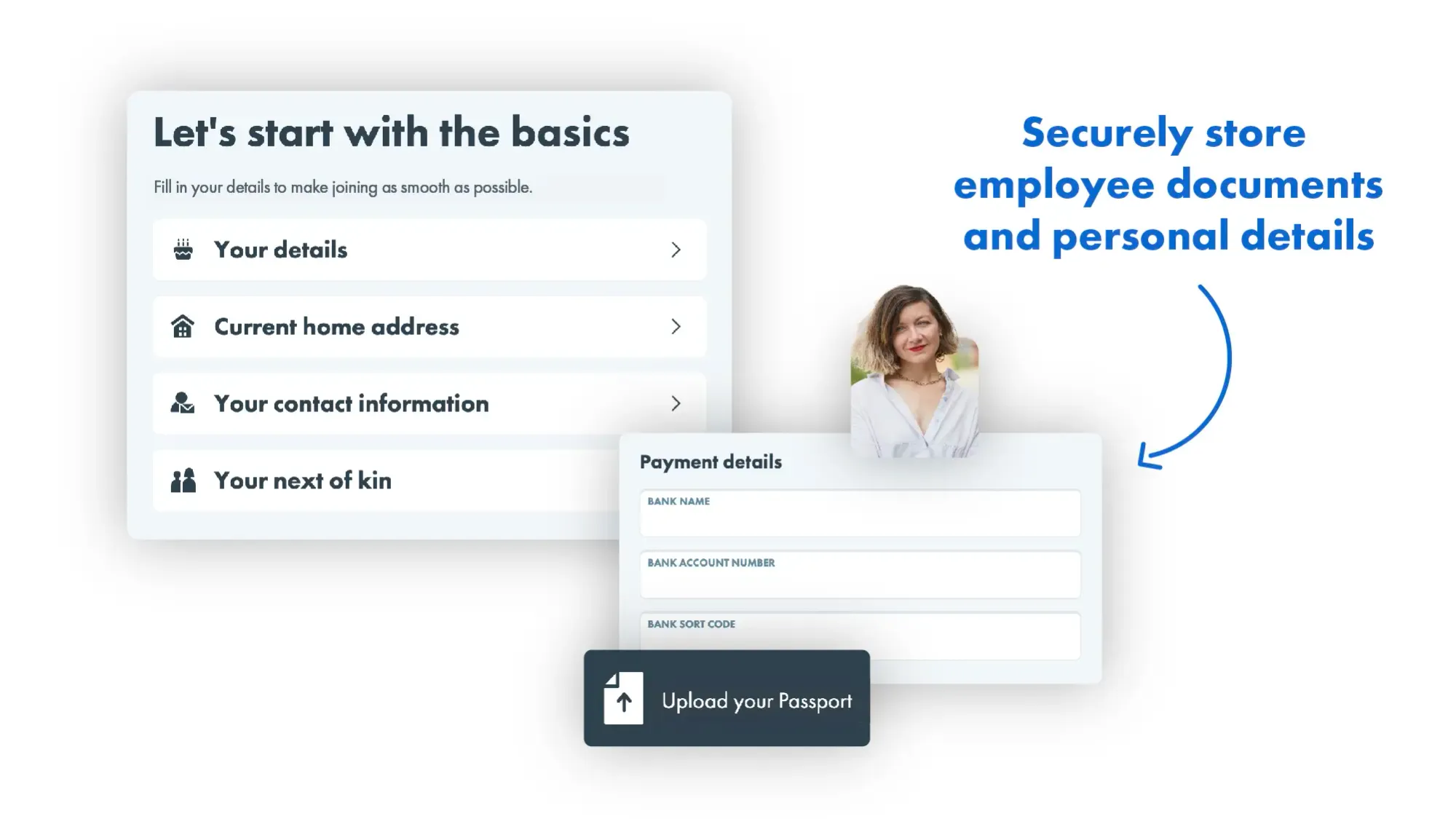 Securely store employee details with Charlie