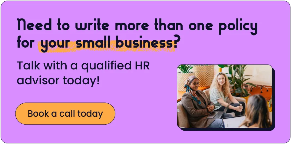 Book a call to find out more about our HR Advice service