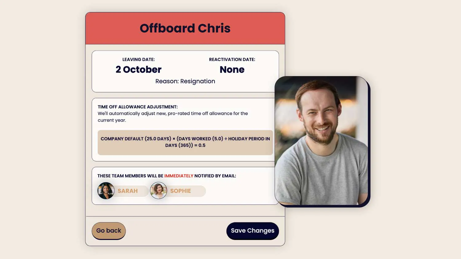 Automate offboarding with CharlieHR