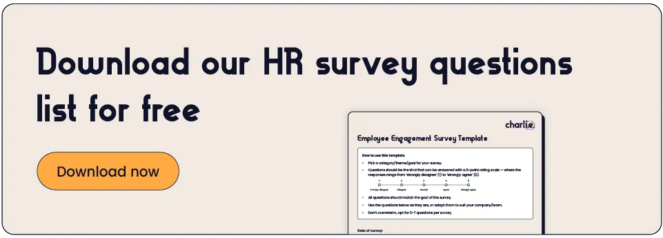 click here to download the engagement survey questions template
