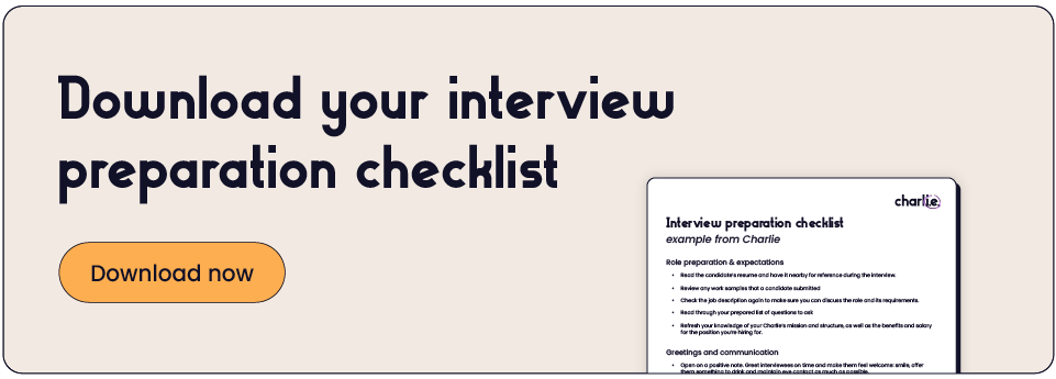 Download our interview prep checklist