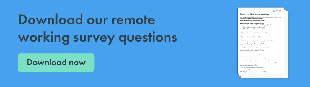 Download our remote working survey questions